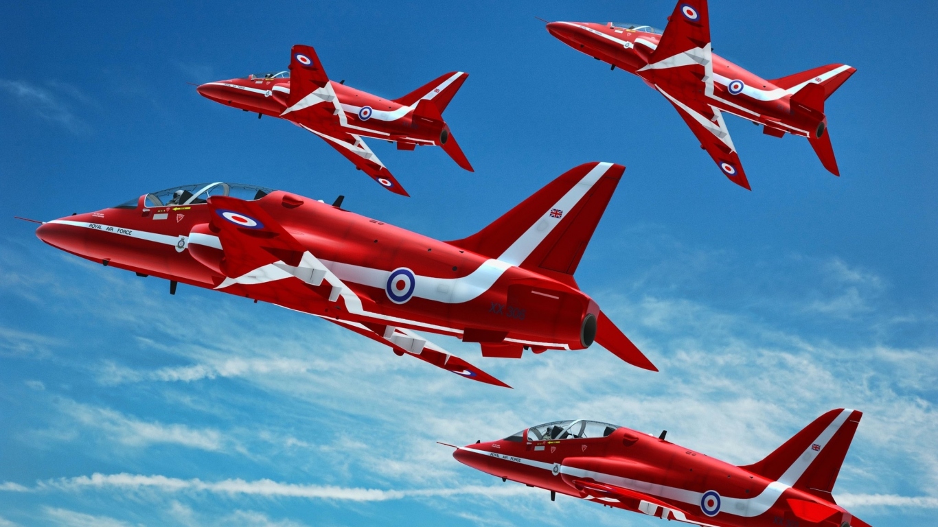 Красные самолеты