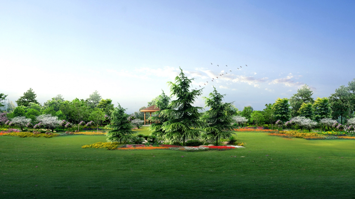 Зеленый сад