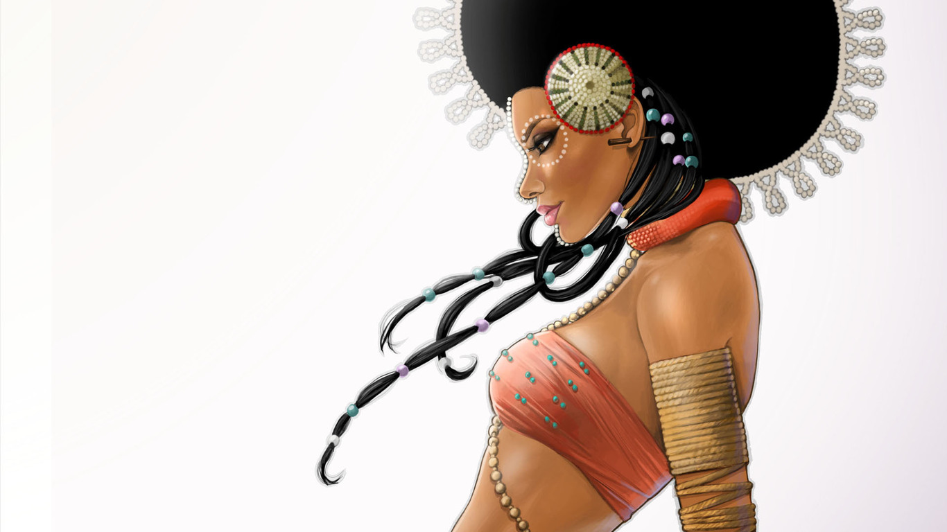 Африканская красотка