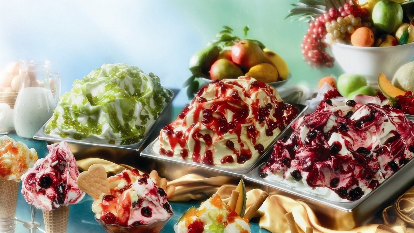 Фруктовое мороженое