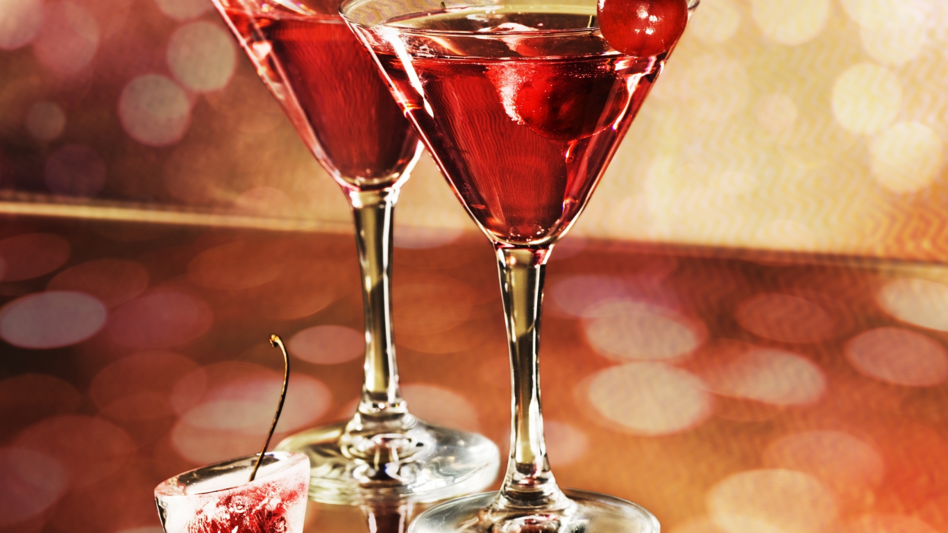 Красные коктейли