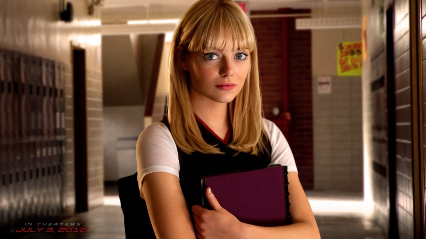 Эмма Стоун - в фильме Новый Человек Паук