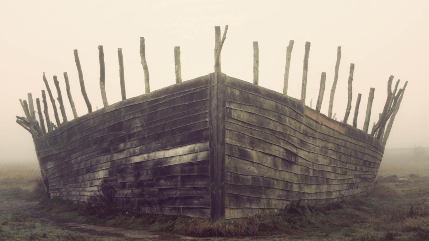 Лодка в тумане