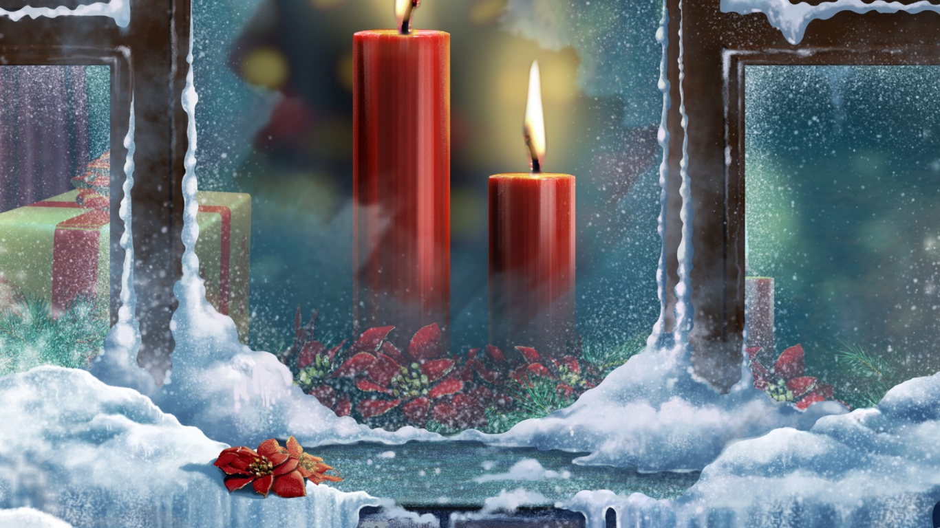 Свечи у окна