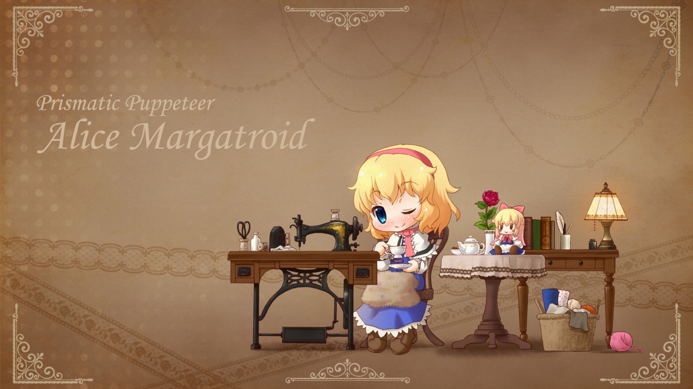 Девочка у швейной машины