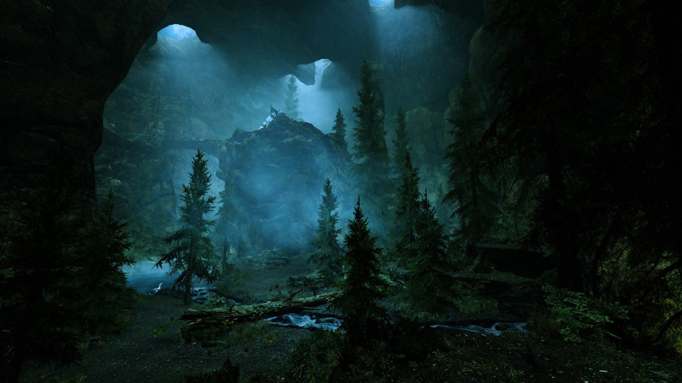 Старец Скроллс 5 дремучий лес