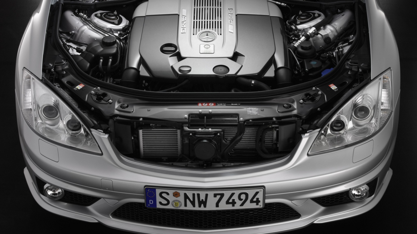Mercedes-Benz S65 AMG под капотом