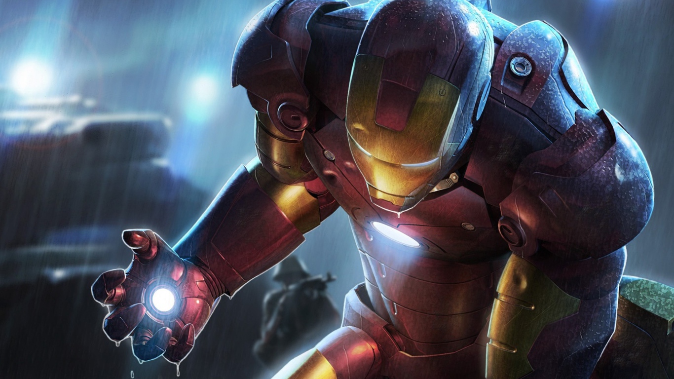 Поврежденный Железный человек