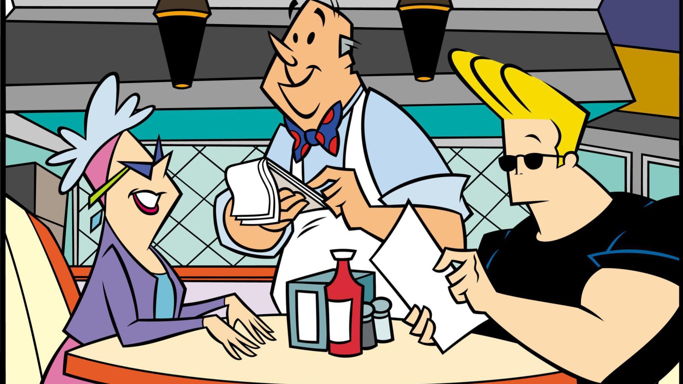 Джонни Браво в закусочной