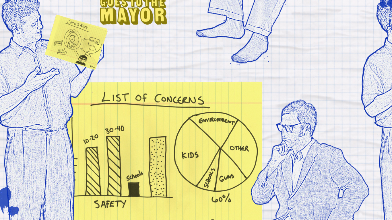 Том идёт к мэру