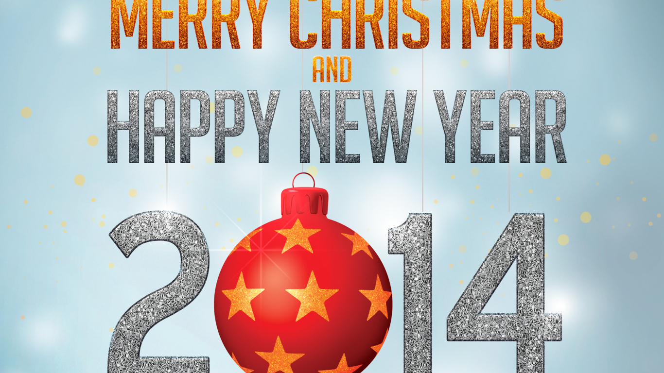 Поздравление на рождество, голубой фон