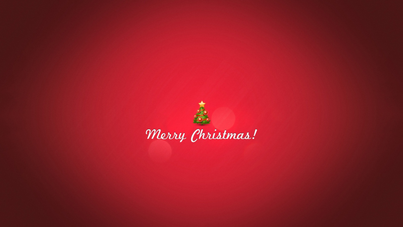 Пожелание на рождество, красный фон