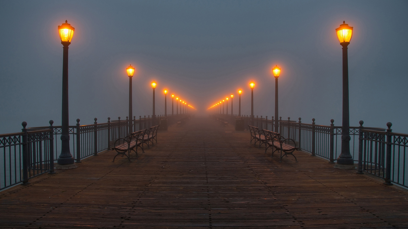 Улица в тумане