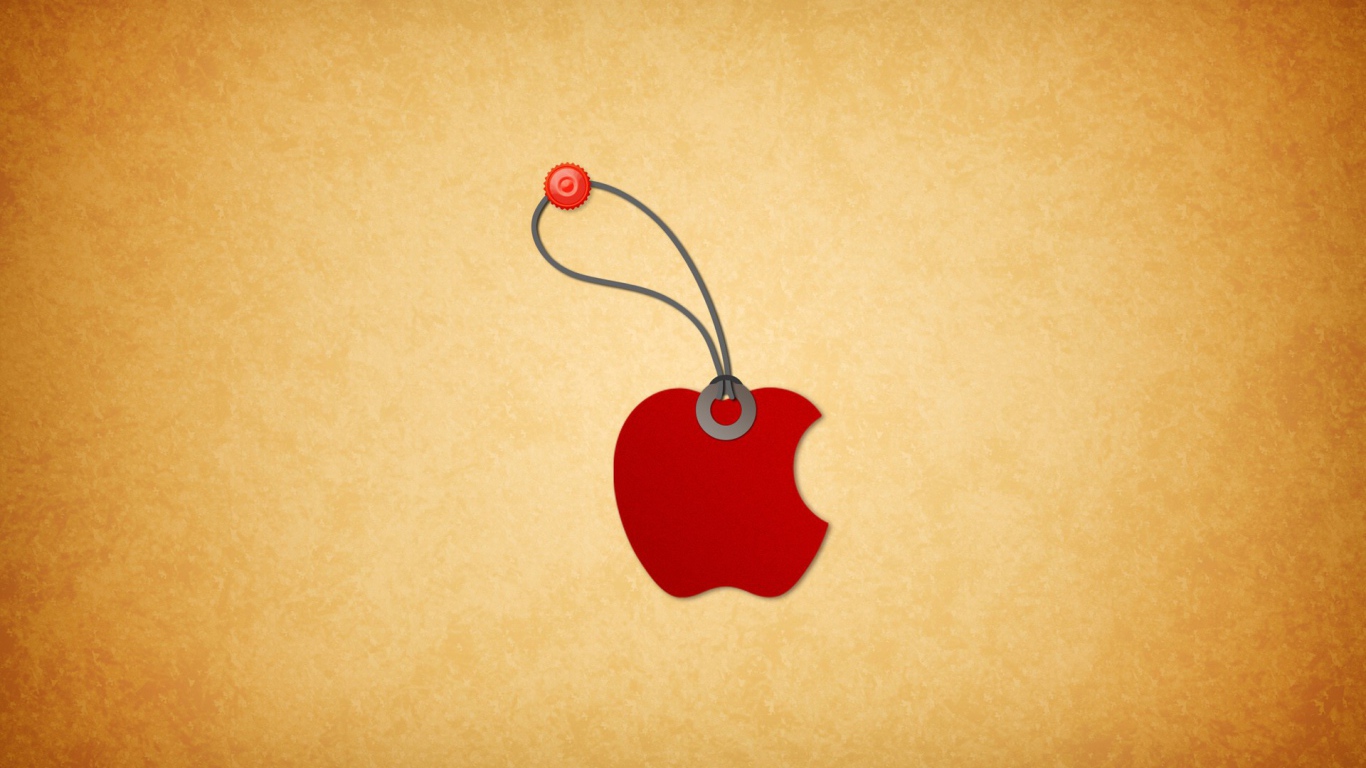Apple с веревочкой