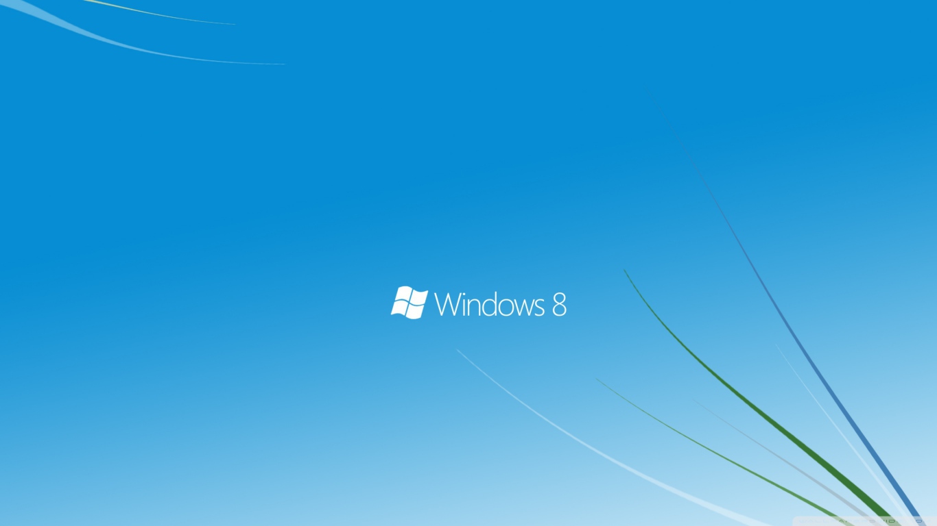 Windows 8 простая тема с травинками