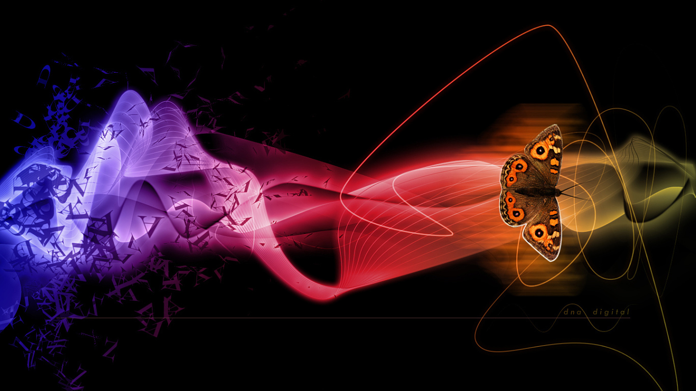 Фантазия с бабочкой