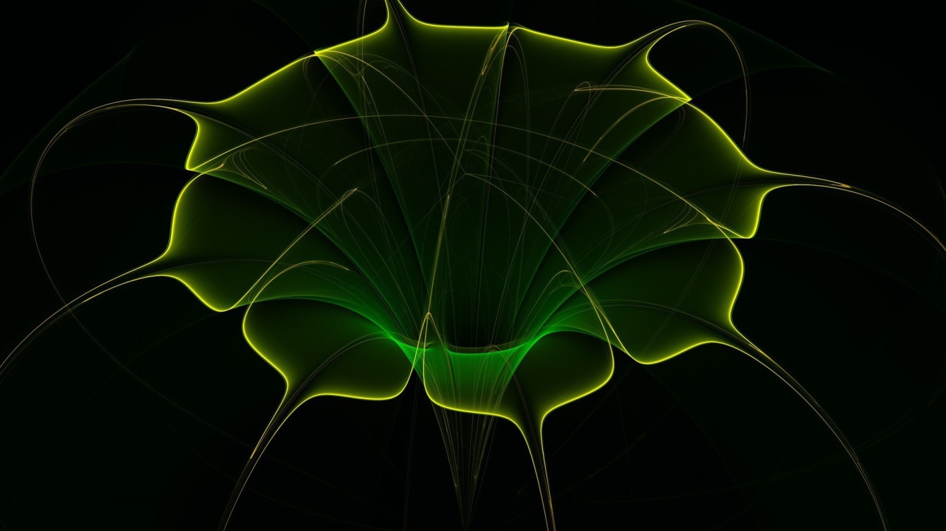 3D зеленая фигура