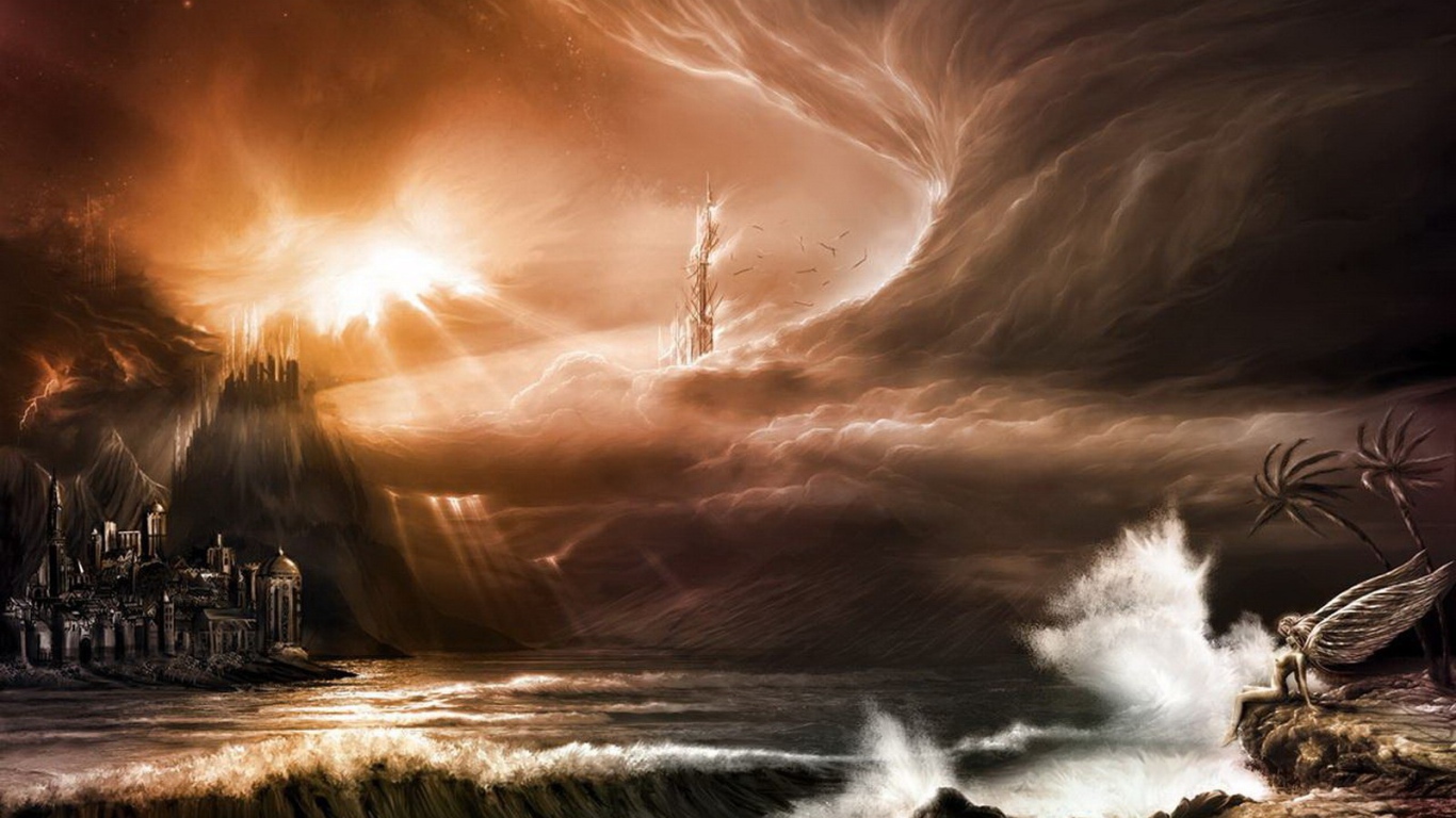 Фантастический морской пейзаж