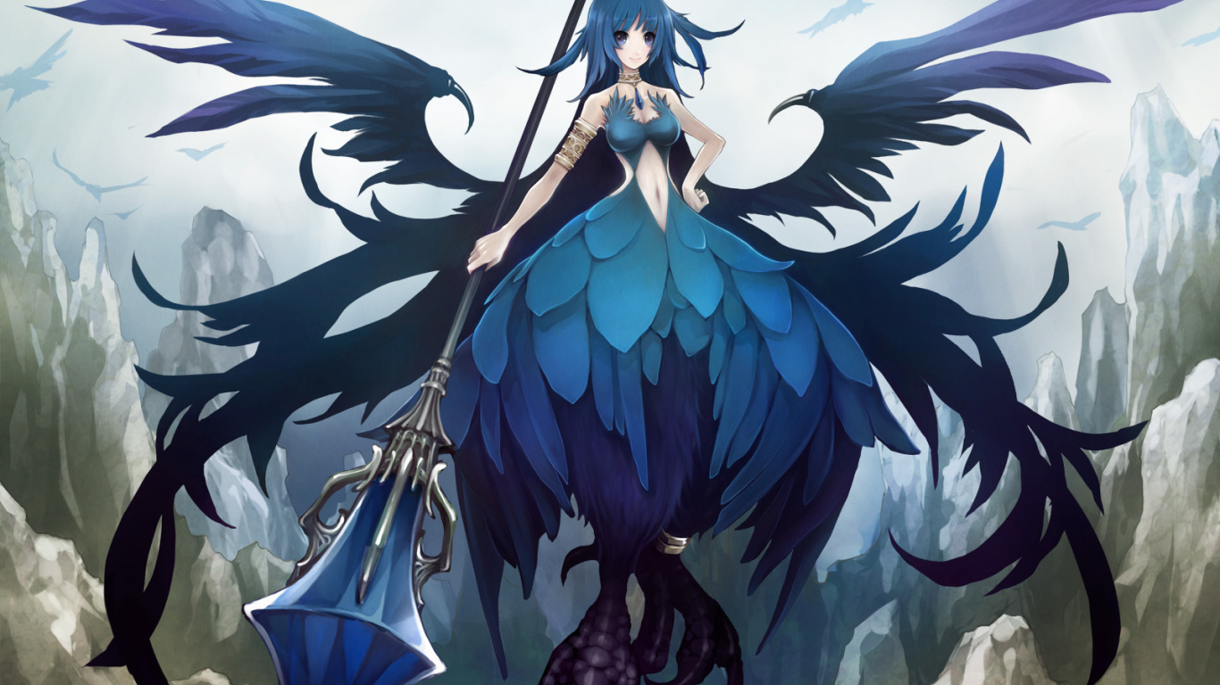 Человек синяя птица