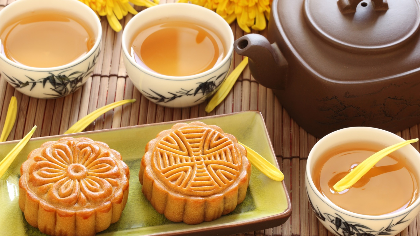 Пирог и чай