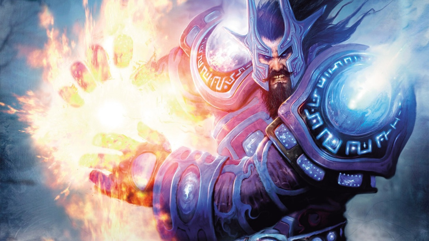 Огненный воин из игры