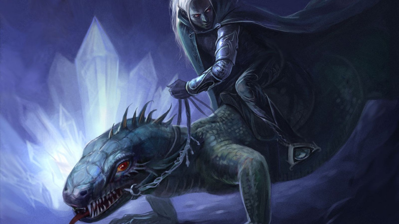 Всадник на драконе из игры