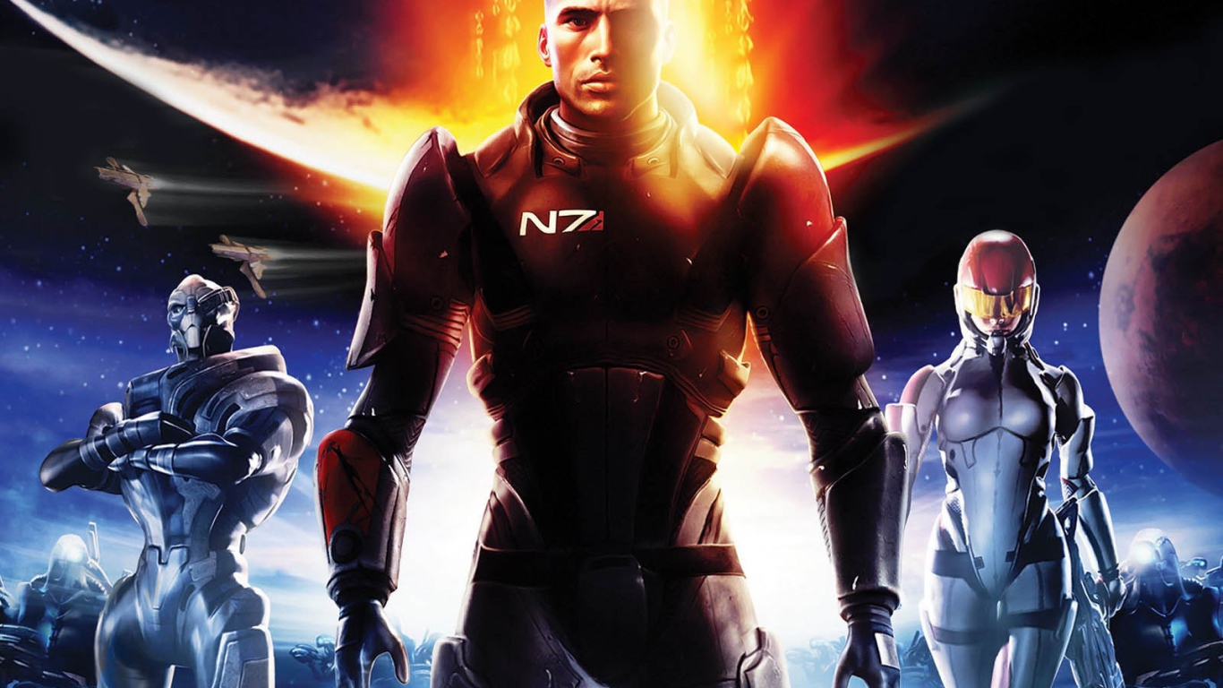 Шепард из игры Mass Effect