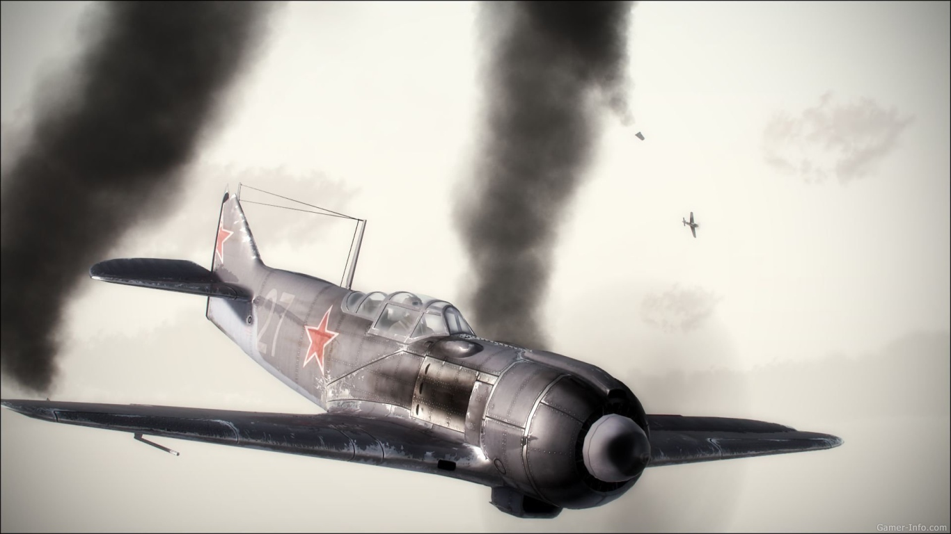War Thunder самолет поврежден
