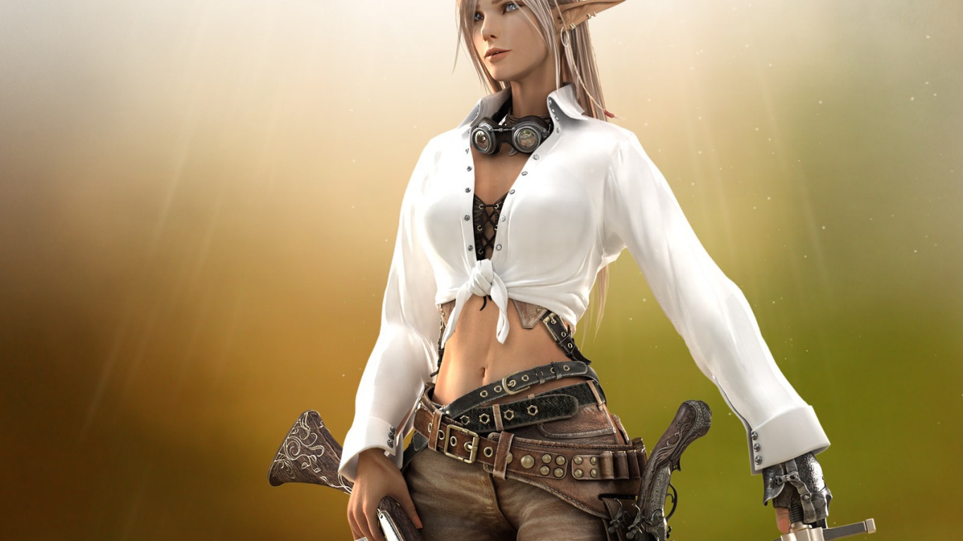 Воин Алисия из игры