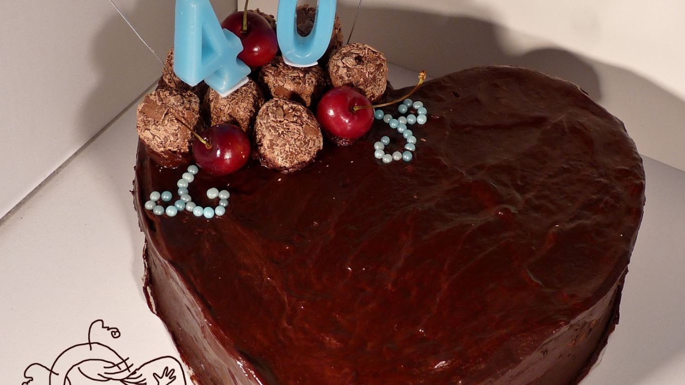 40 лет торт ко дню рождения