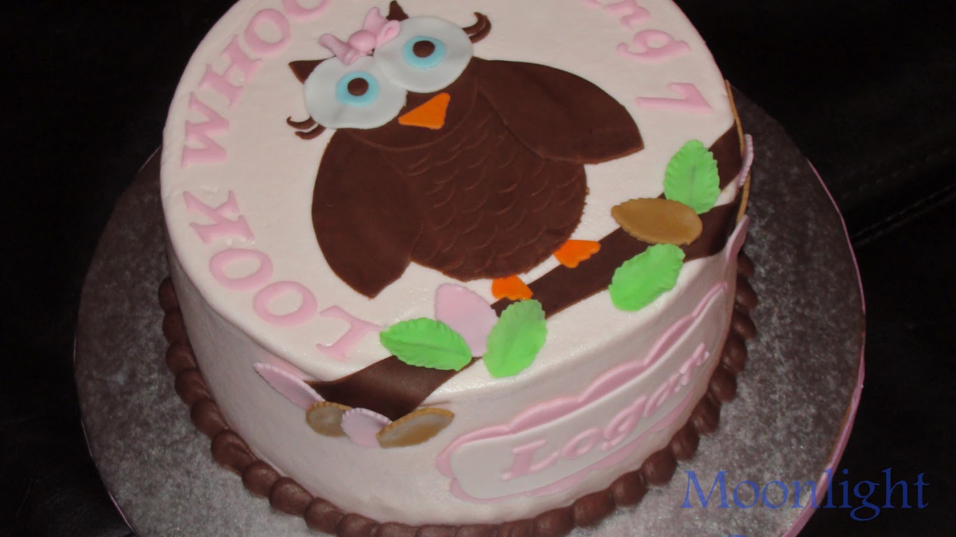  Сова торт на день рождения