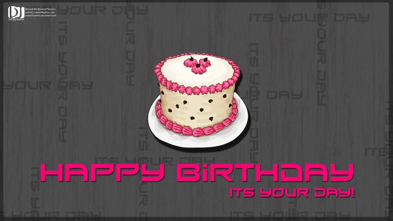 Картинка на день рождения, это твой день