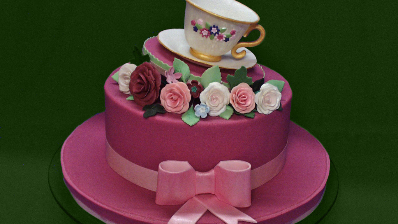  Торт ко дню рождения