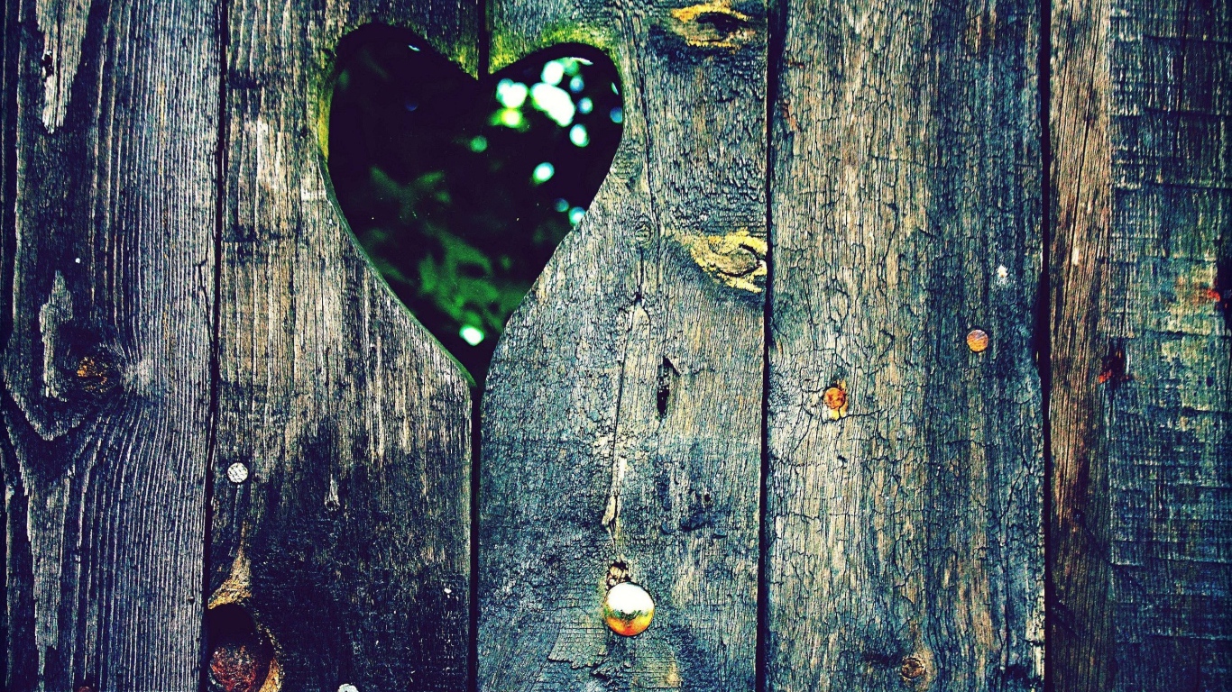 Heart in a fence