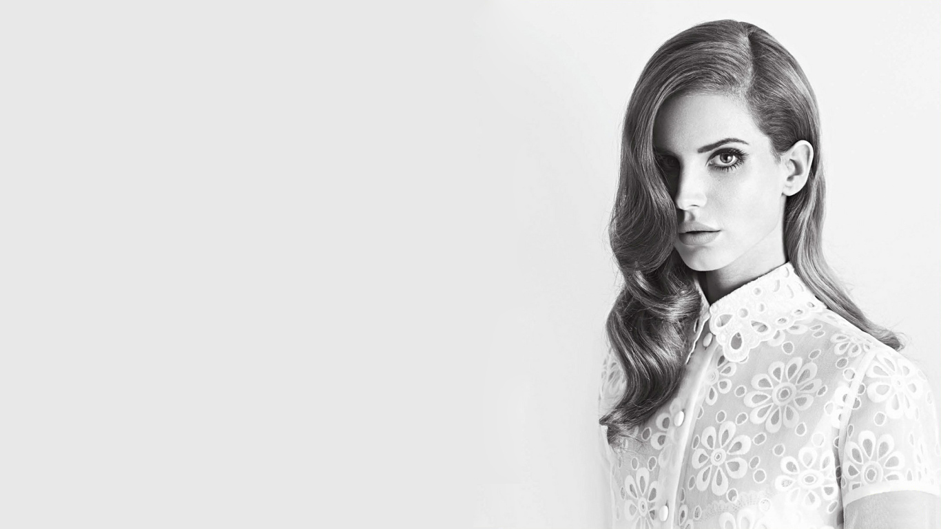 Lana Del Rey белая картинка
