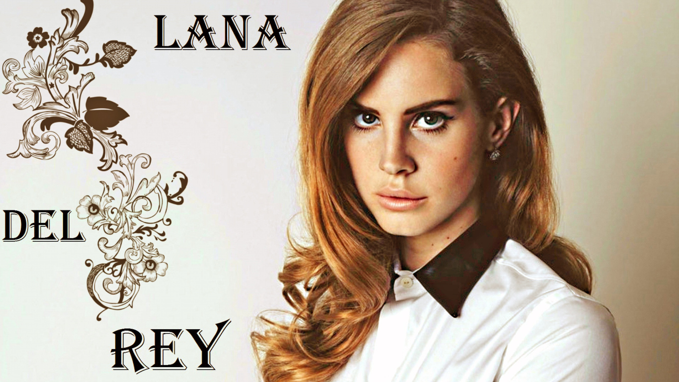 Lana Del Rey в белой рубашке HD