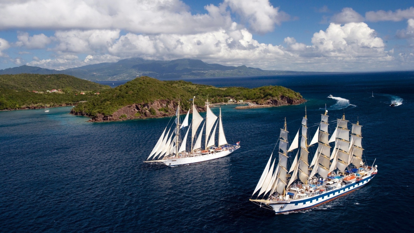 Парусники в походе