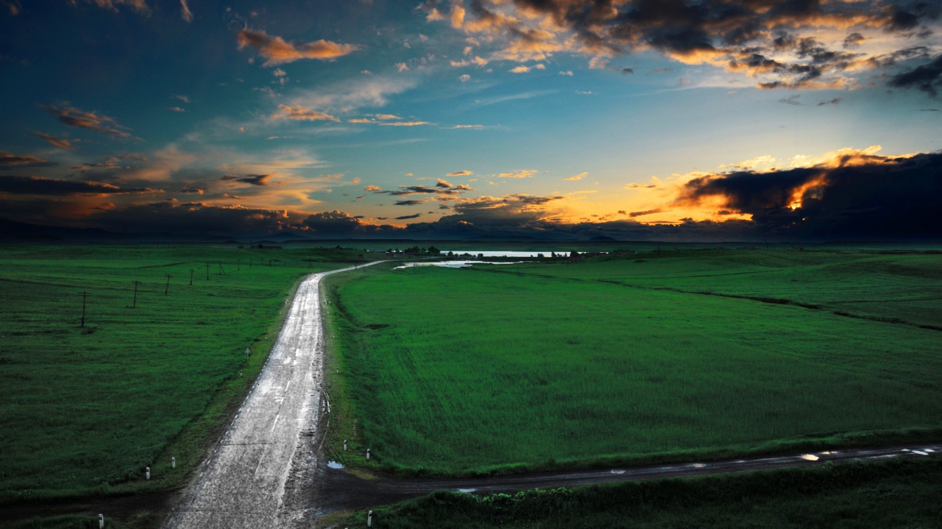 дорога на закат