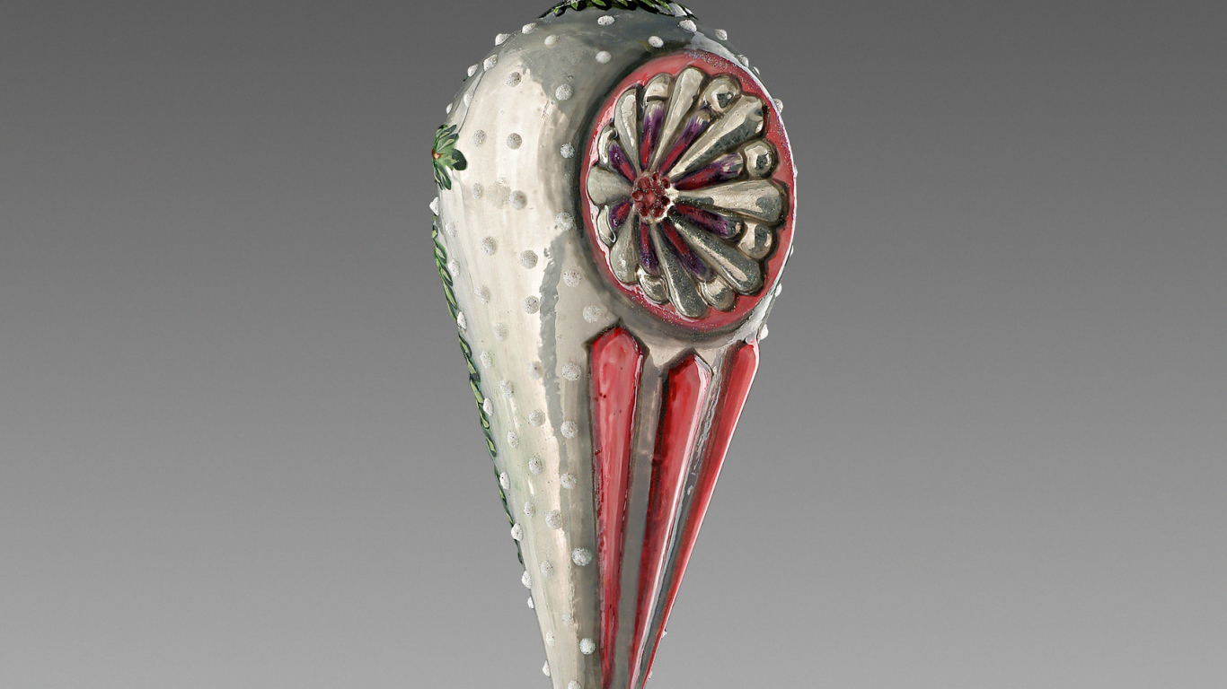 Eлочные игрушки сосульки