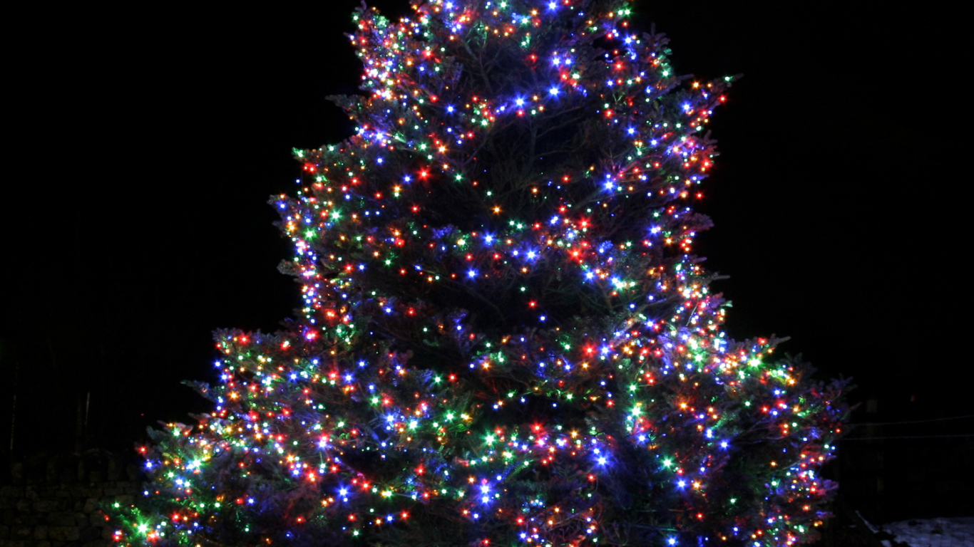 Красочная Новогодняя елка