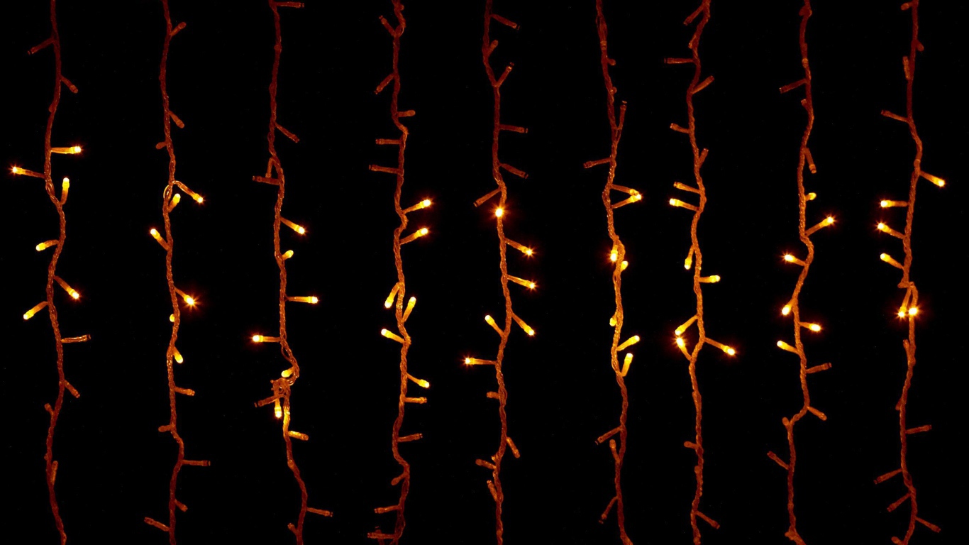 Гирлянда водопад