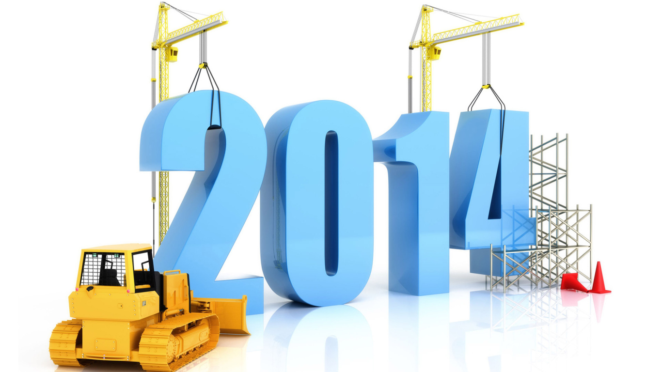 Новый год 2014, строительные работы