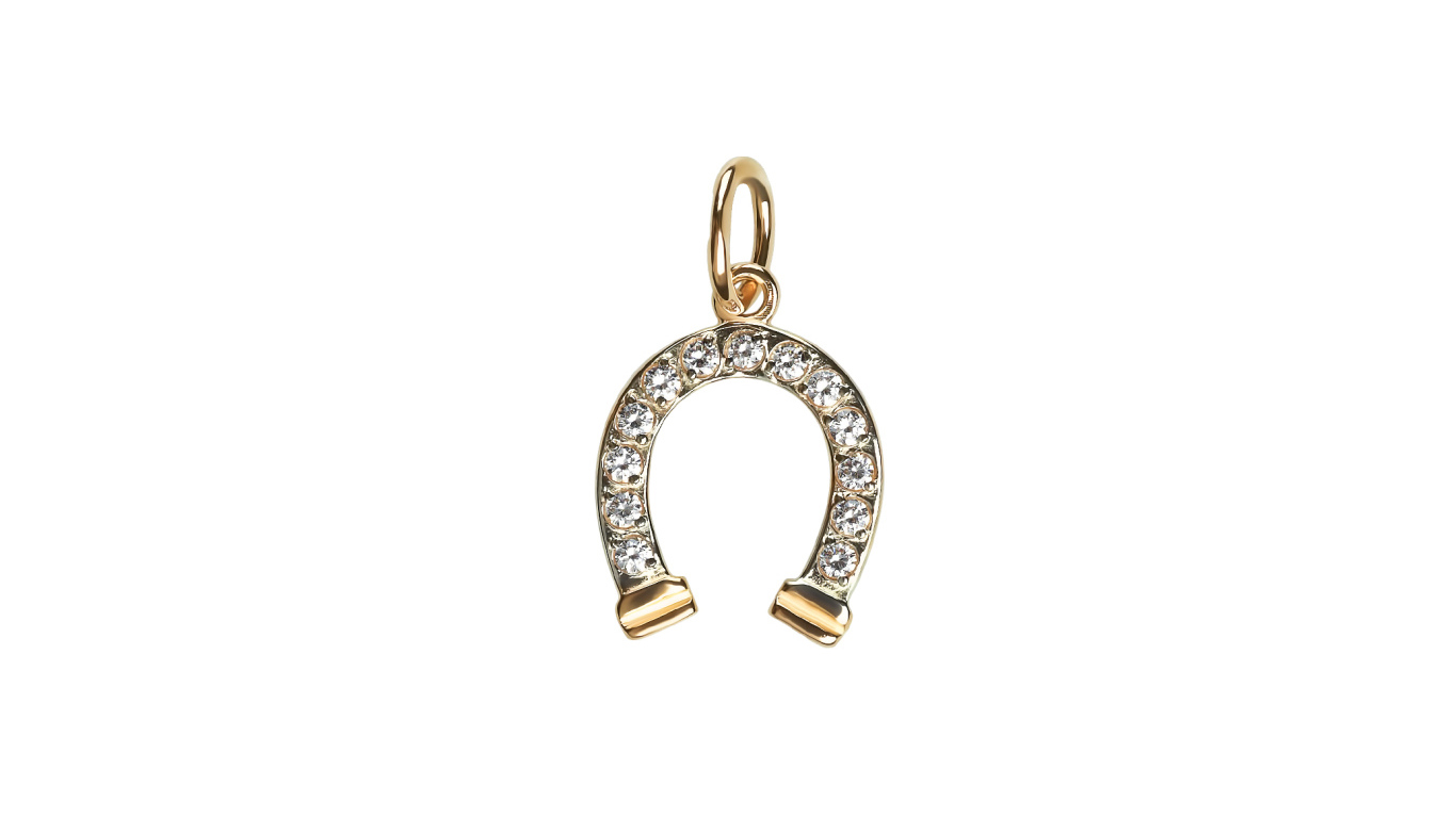 Подкова новогодней лошади