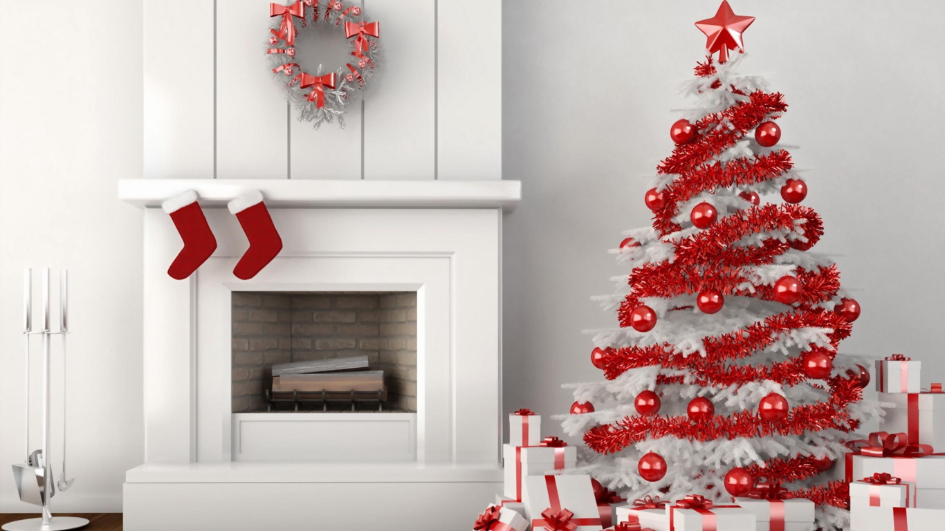 Елка на Новый Год синей лошади