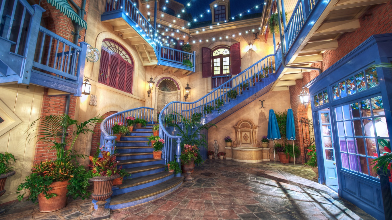 Уличные новогодние гирлянды