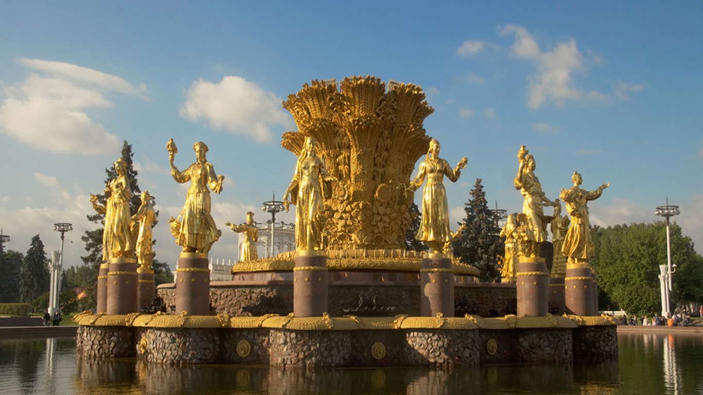 Золотой фонтан в Москве