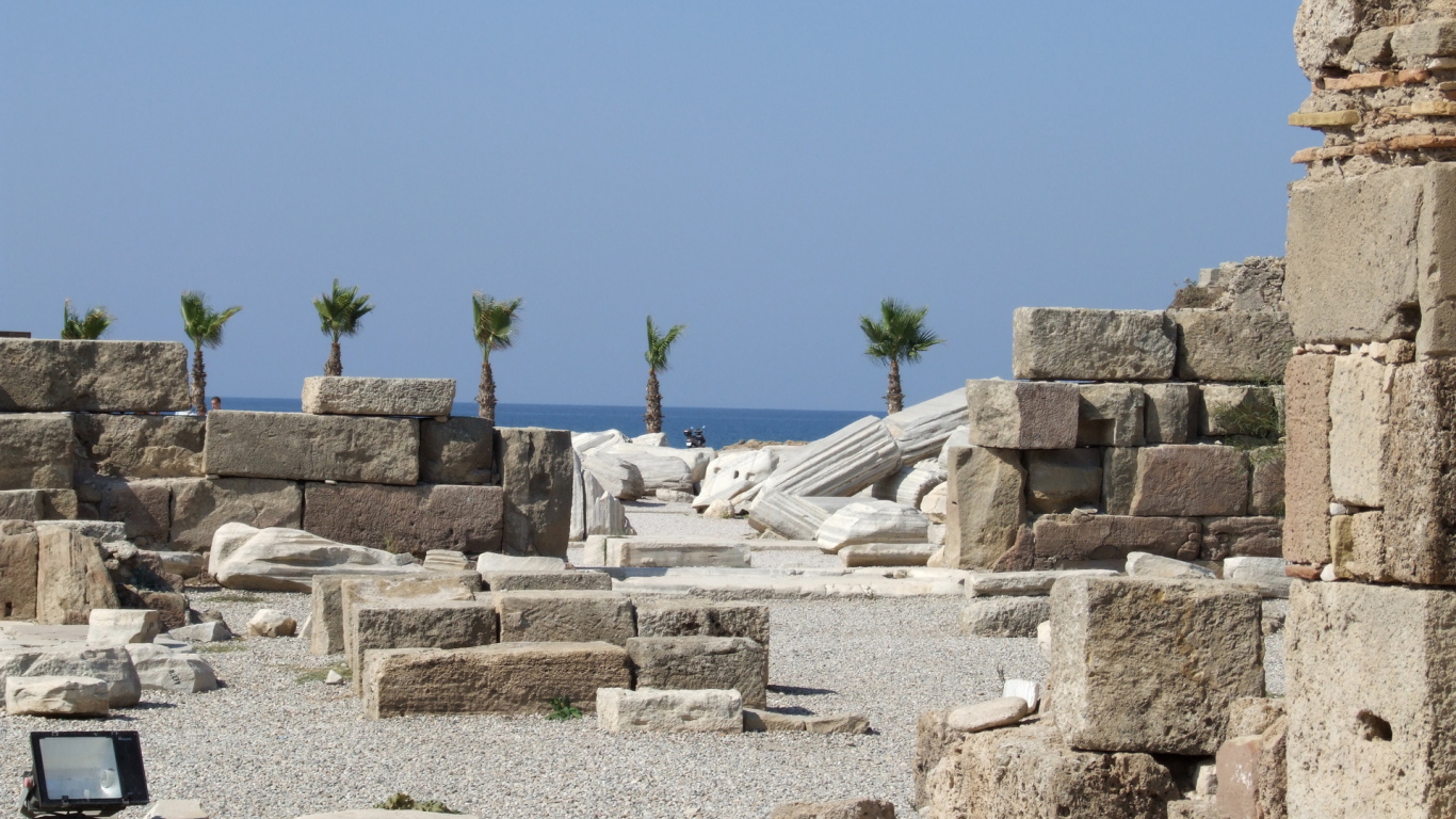 Древние руины Агора Турция