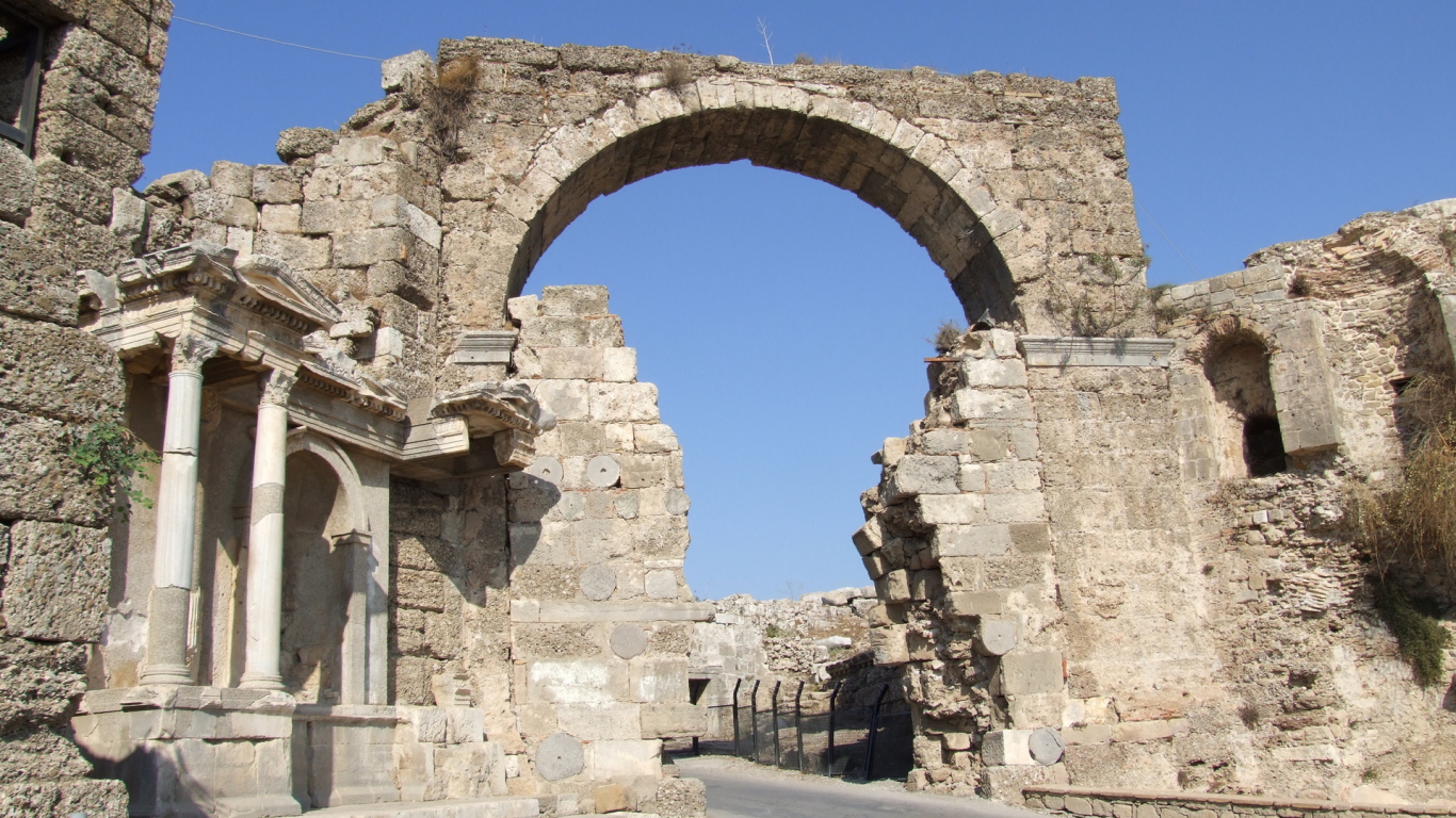 Древний город в Агора Турция