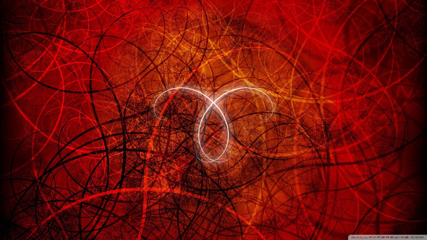 Знак овна в красных тонах