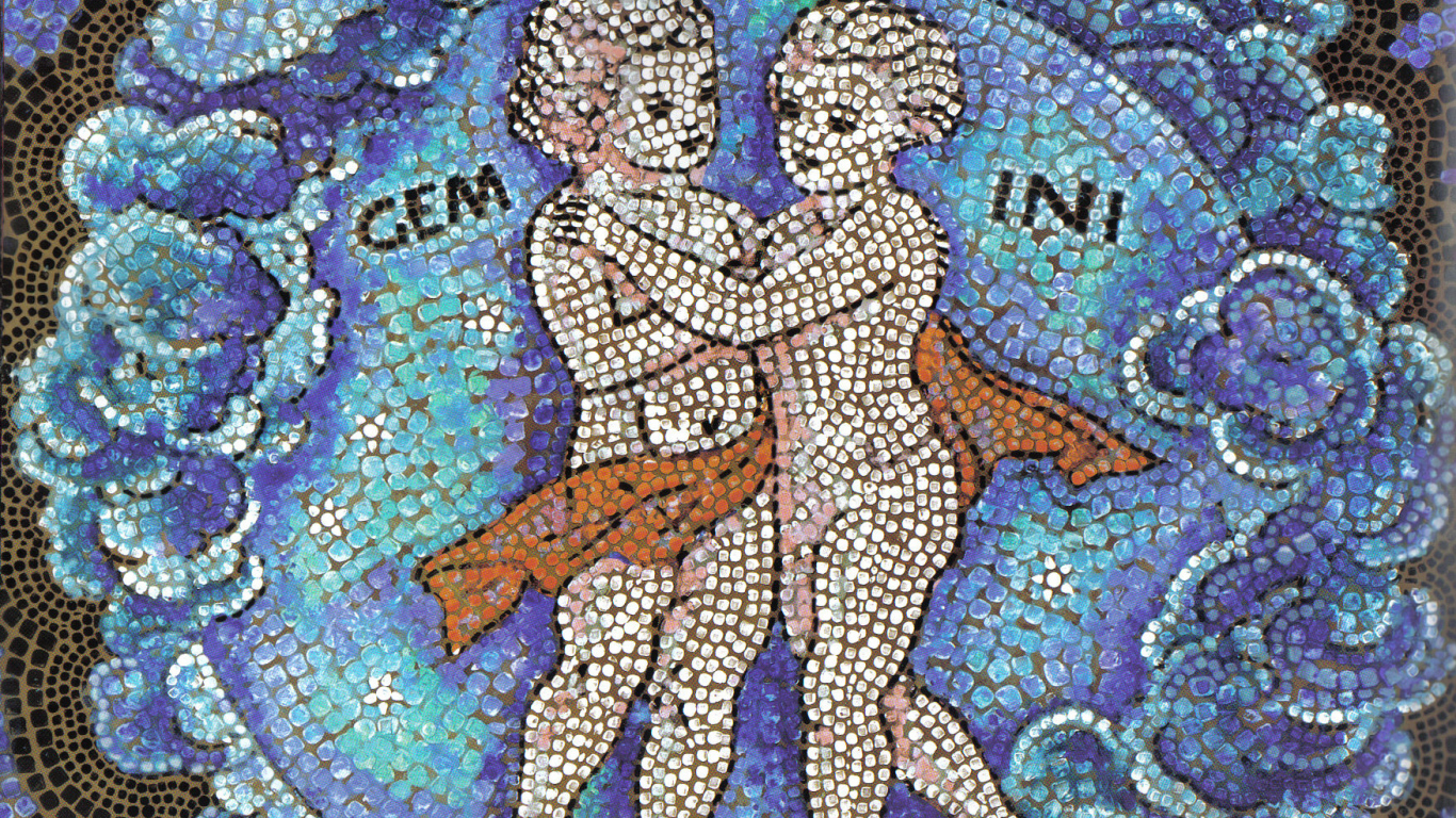 Близнецы, мозаика